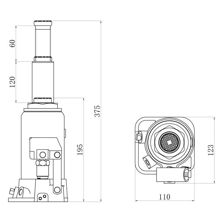 Güde Stempelwagenheber GSH